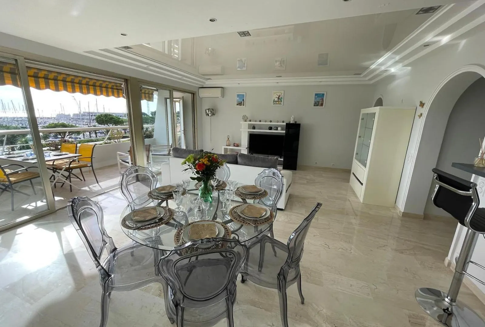 Bel Appartement Vue Sur La Marina Classe 3 Etoiles Villeneuve-Loubet