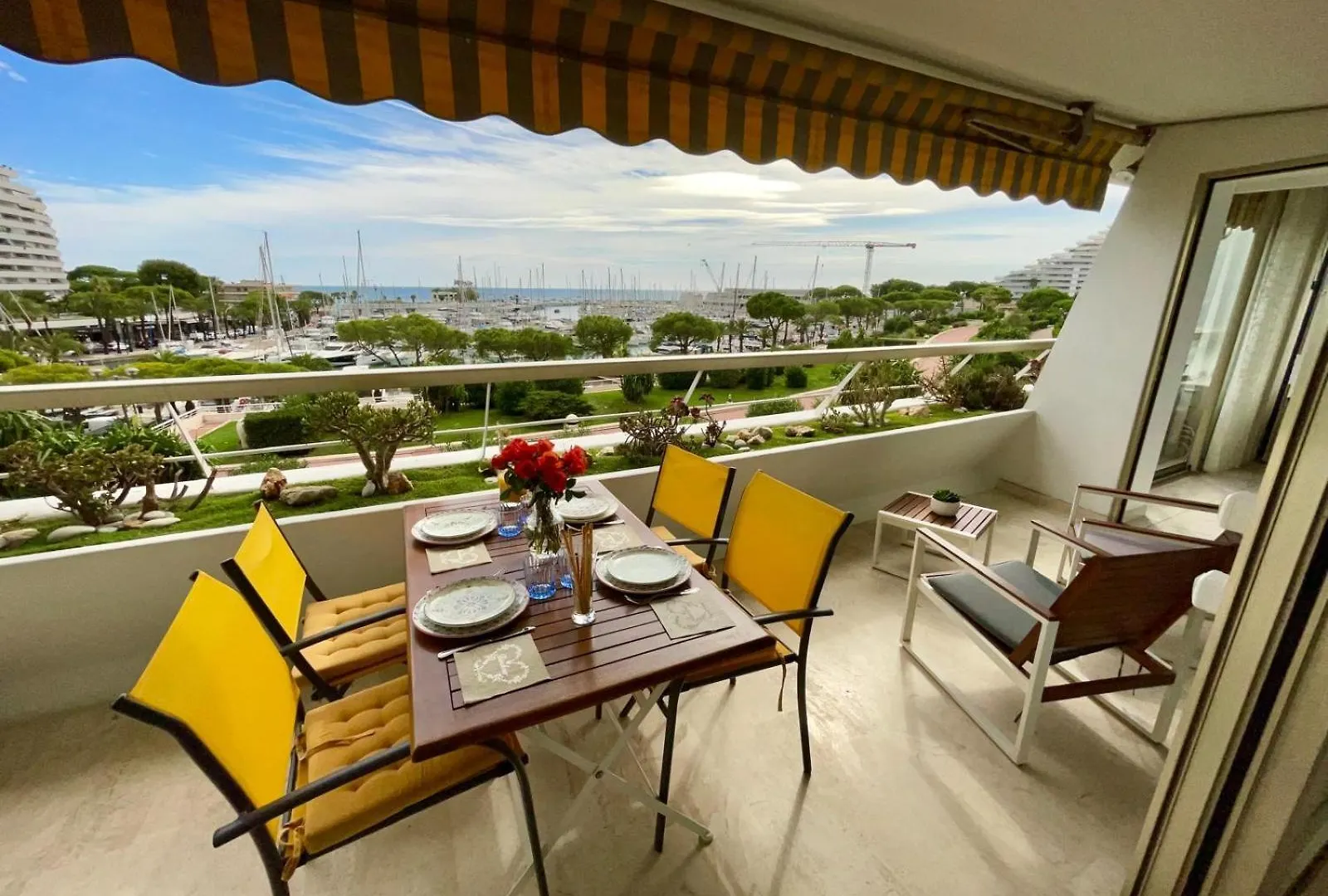 Bel Appartement Vue Sur La Marina Classe 3 Etoiles Villeneuve-Loubet France