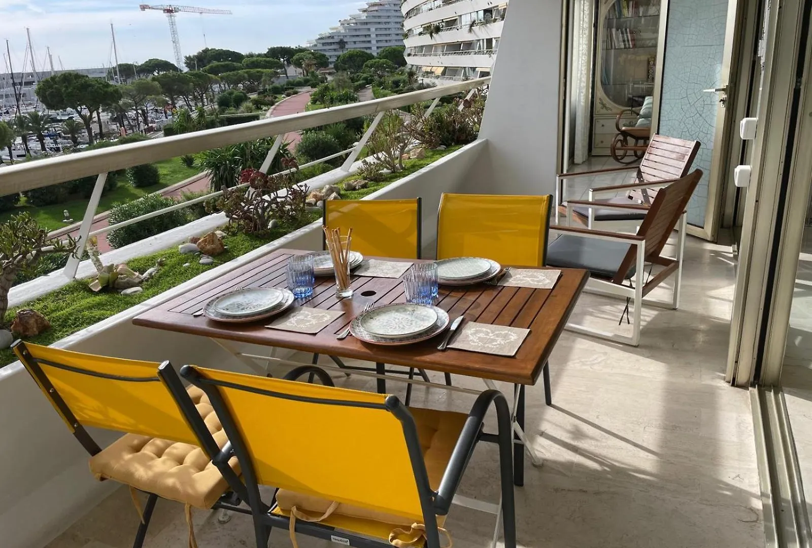 Bel Appartement Vue Sur La Marina Classe 3 Etoiles Villeneuve-Loubet 0*,  France